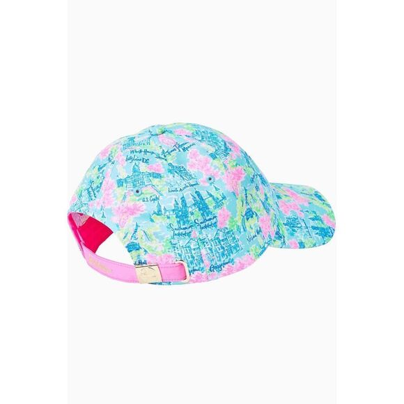 🌴☀️🏖 NWT LILLY PULITZER Women’s Run Around Hat Lilly Loves DC - Picture 3 of 16